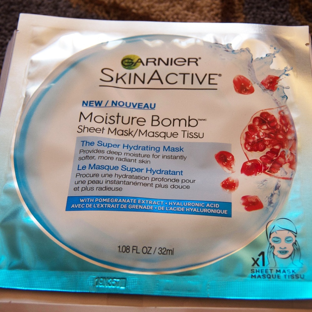 Garnier SkinActive Moisture bomb 5 sheet masks